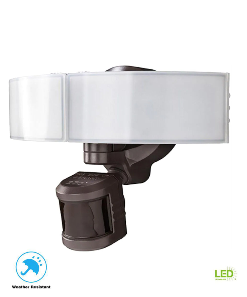 Defiant 270 Degree BRONZE LED Bluetooth Motion Outdoor Security Light