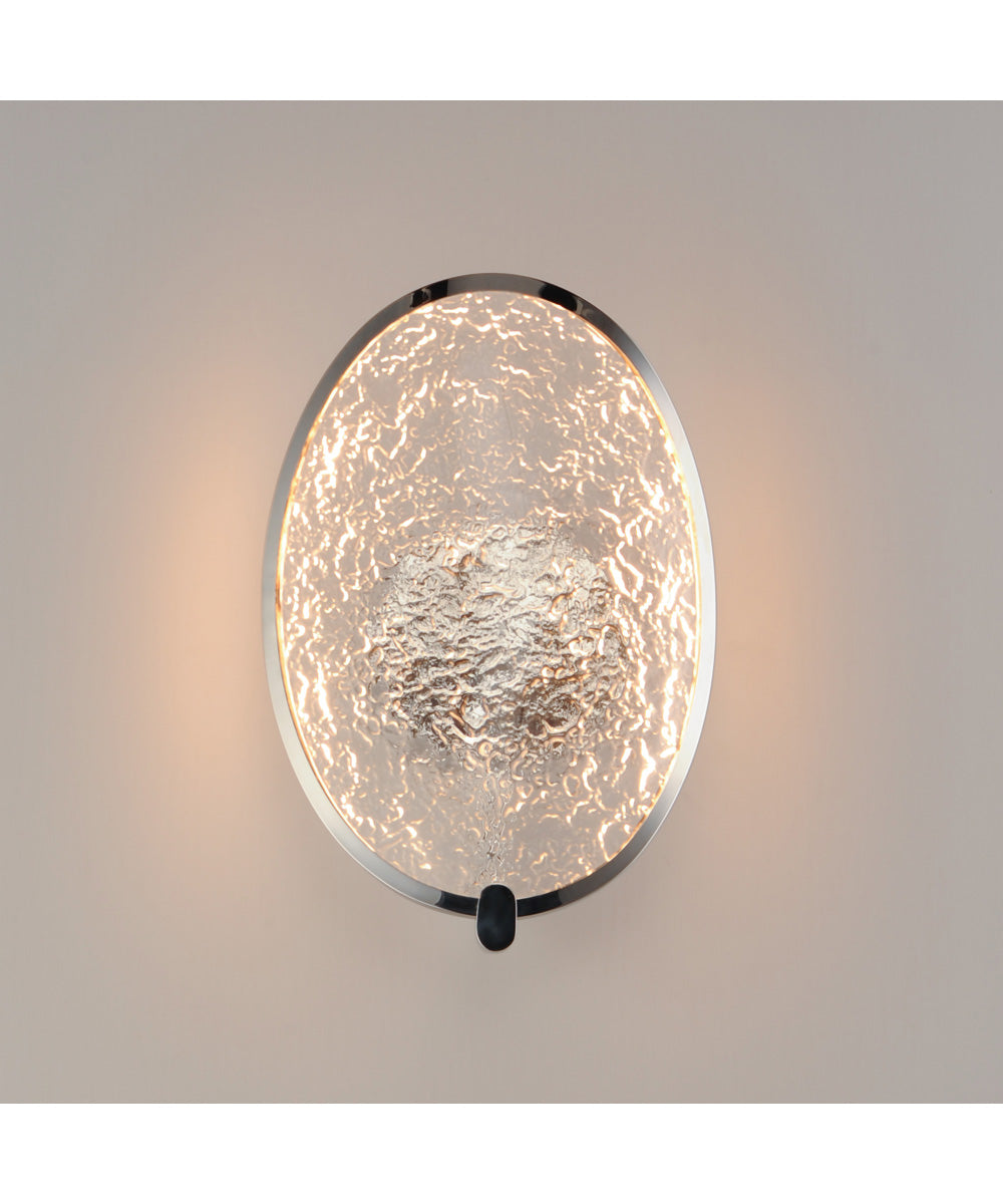 Moonscapes Wall Sconce Polished Chrome