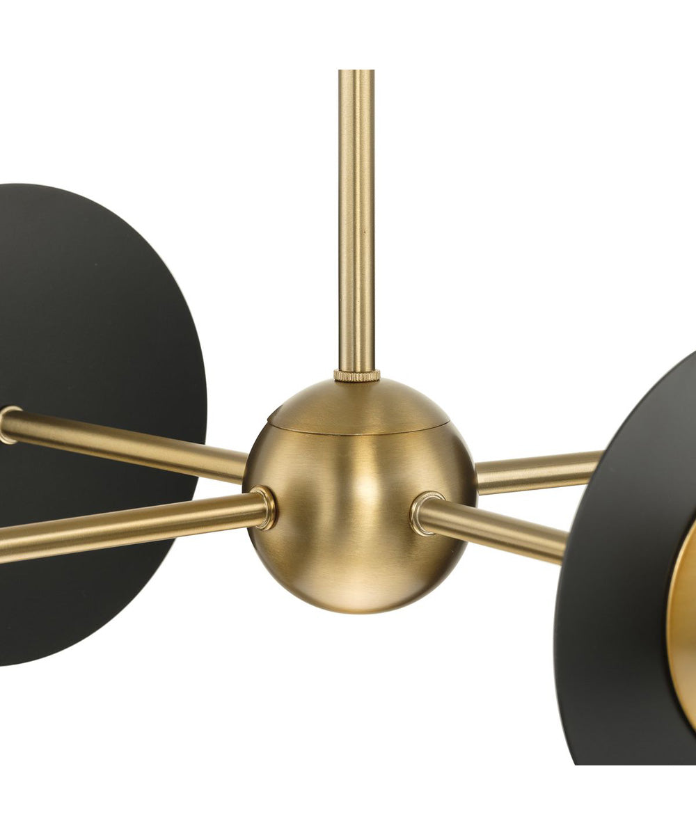 Trimble 4-Light Chandelier Brushed Bronze