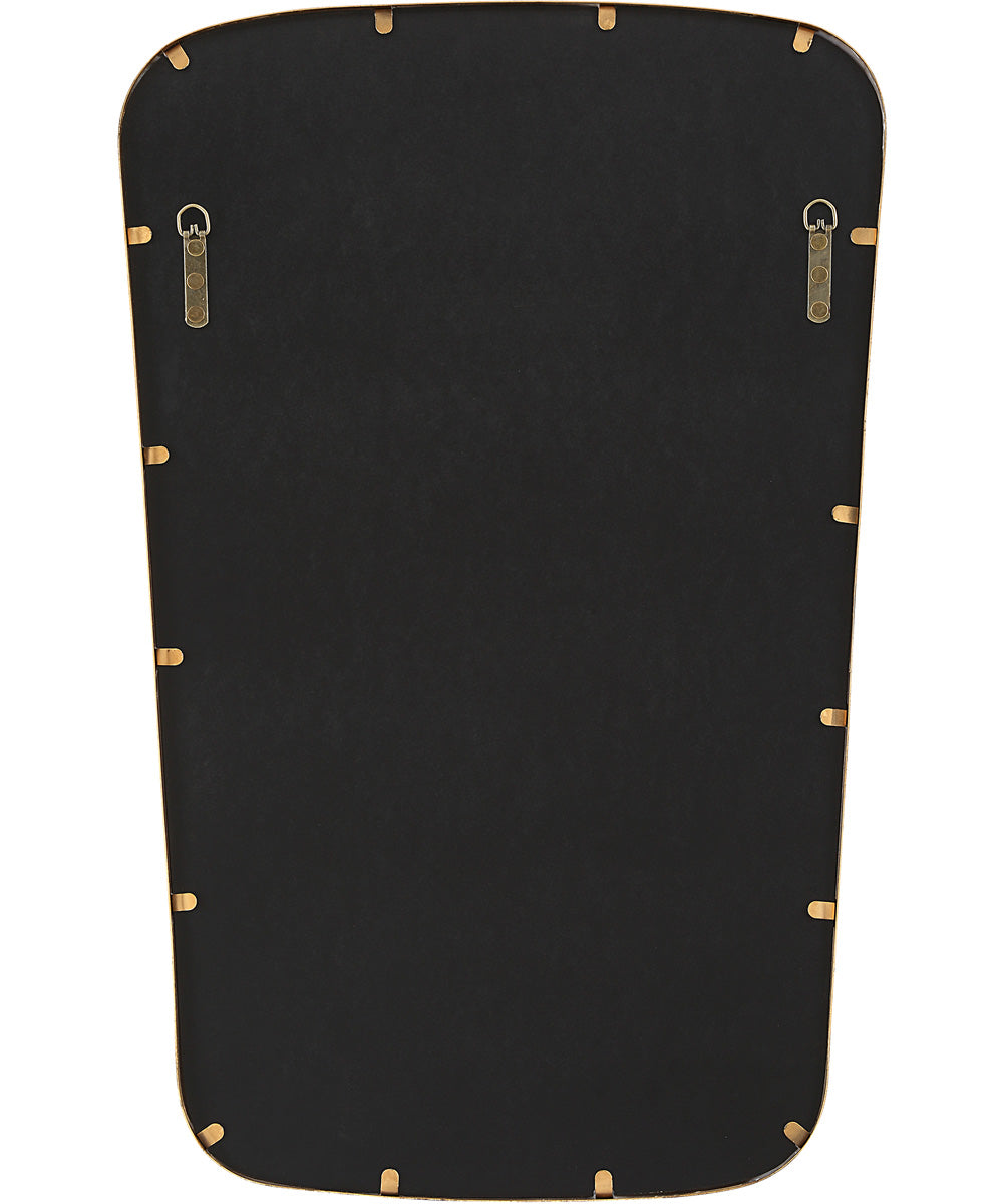 22x34" Wall Mirror with Gold Leaf