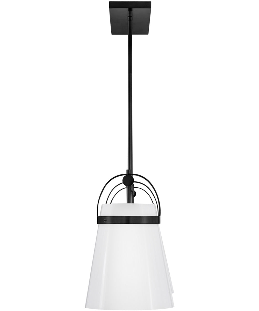 Tori 1-Light Large Three Light Linear Chandelier in Black