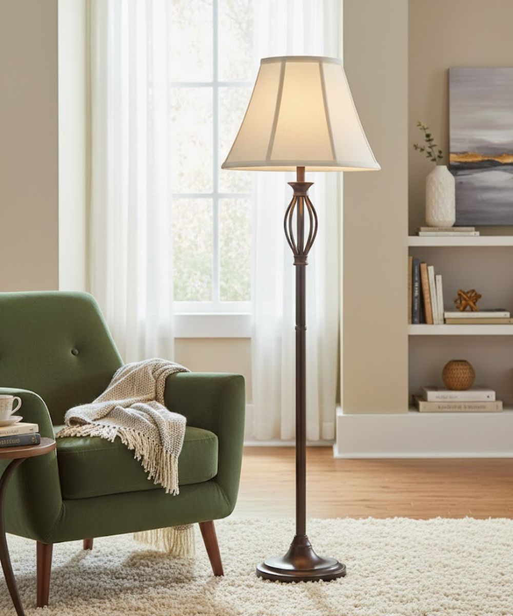 8x15x11 Ivory Shadow Empire Softback Lampshade