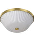 Royale 3-Light Close-to-Ceiling Burnished Brass