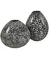 Cosmic Black & White Vases, Set of 2