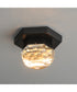 Allumettes 1-Light LED Flush Mount Black