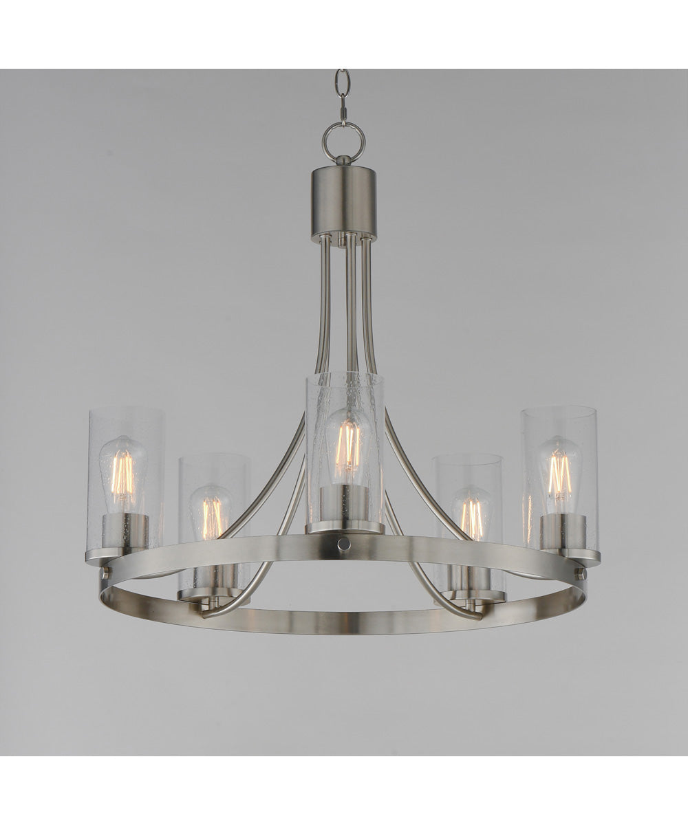 Livingston 5-Light Chandelier Satin Nickel