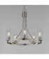 Livingston 5-Light Chandelier Satin Nickel