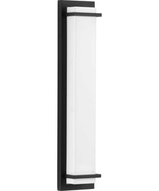 Z-1080 LED Black 2-Light Large LED Outdoor Sconce Textured Black