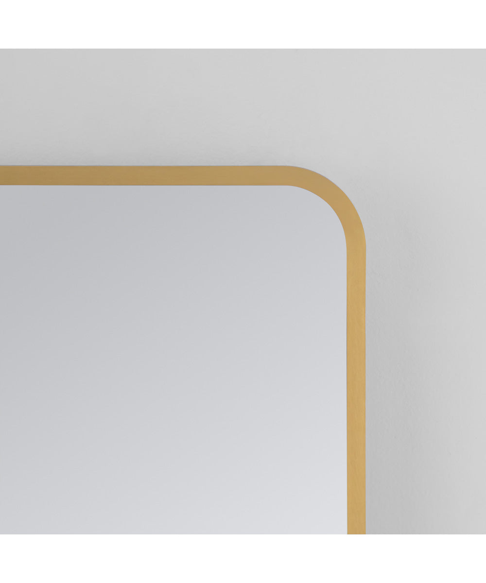 Aero Mirror Brushed Brass