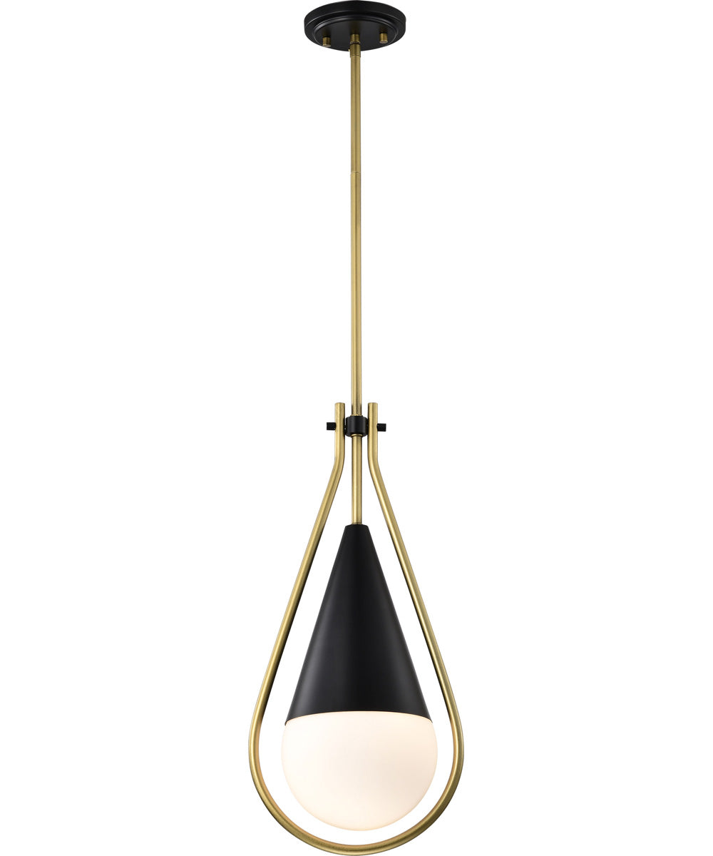 Admiral 1-Light Pendant Matte Black