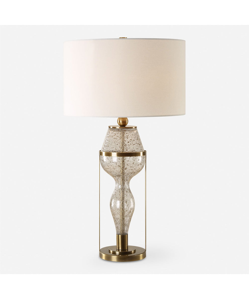 Out Of Time Seeded Glass Table Lamp