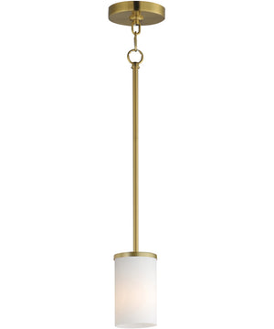 Lateral Mini Pendant Satin Brass