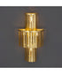 Regalia 3-Tier Wall Sconce Gold Leaf