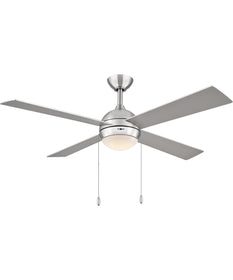 Tavo 52-in. 4-Blade LED Modern Ceiling Fan Brushed Nickel
