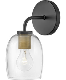 Percy 1-Light Medium Single Light Vanity in Black