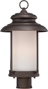 18"H Bethany 1-Light LED Outdoor Mahogany Bronze
