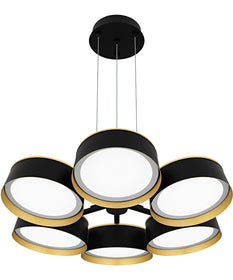 Byrnes  Chandelier Matte Black