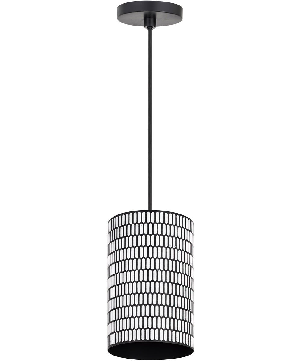 Shaka 1-Light Mini Pendant Black / White