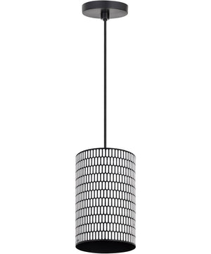 Shaka 1-Light Mini Pendant Black / White