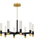 Davies 8-light Chandelier Brushed Gold