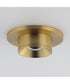 Caldera LED Flush Mount Natural Aged Brass