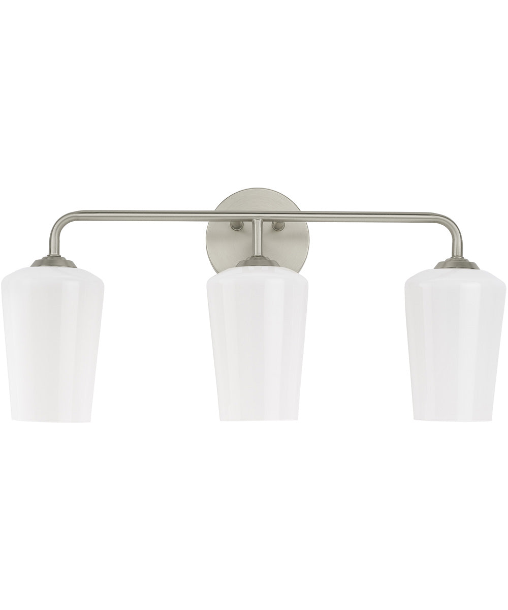 Celino 3-Light Bath & Vanity Brushed Nickel