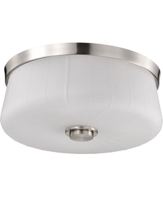 Lune 3-Light Close-to-Ceiling Brushed Nickel