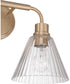 Pleated 2-Light Lighting Premium Bronze