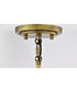 Lakeshore 1-Light Pendant Natural Brass