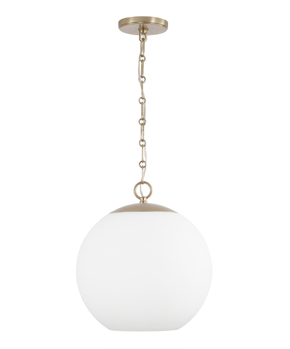 Cleo 1-Light Pendant Matte Brass