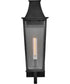 Georgetown Coastal Elements  1-Light Large Wall Mount Lantern in Black
