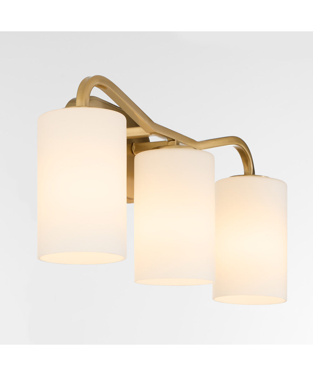 Rutherford 3-light Bath Vanity Light Brushed Brass