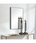 21x31" Wall Mirror with Black Frame