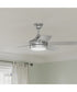 Nolyn V 52 in. 5-Blade Modern LED Ceiling Fan Brushed Nickel