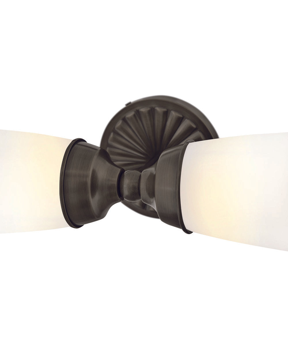 Alexis 2-Light Large Two Light Sconce in Black Oxide