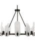 Ellipse 10 Light Dark Bronze Chandelier