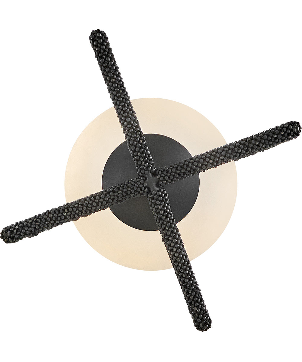 Keona 1-Light Medium Convertible Semi-Flush Mount in Painted Black Oxide