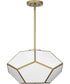 Latham 18 in. 3-Light Flush Mount Vintage Gold