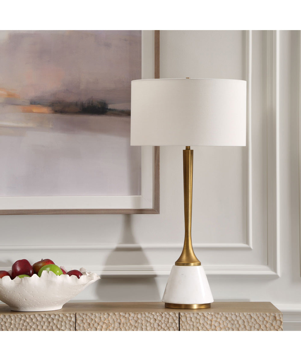 Avola White Marble Table Lamp