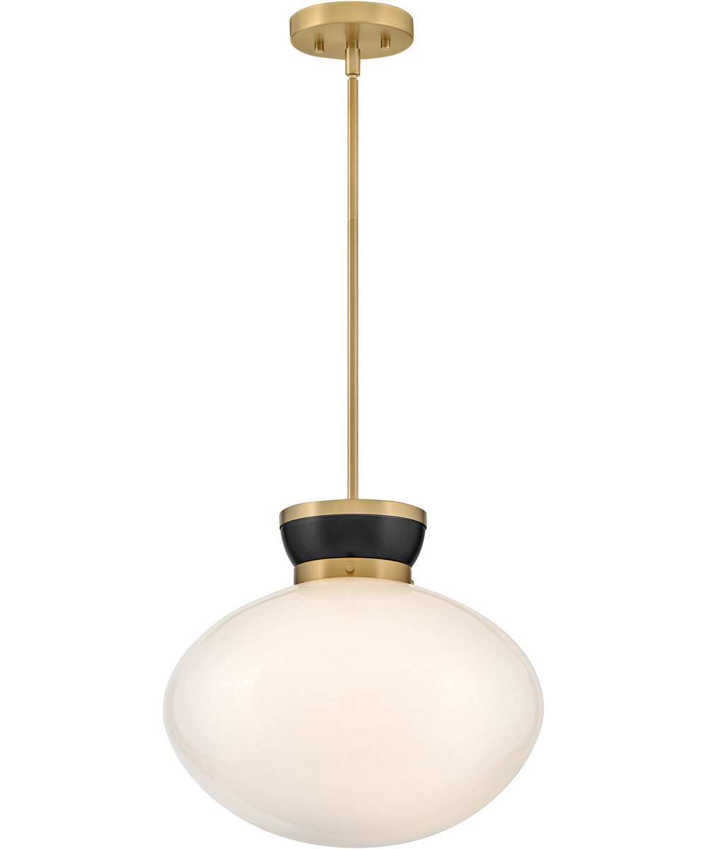 Lucy 1-Light Medium Pendant in Black