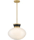 Lucy 1-Light Medium Pendant in Black
