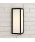 Irvin 1-Light Outdoor Wall-Lantern Black