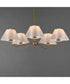 Saxon 5-Light Chandelier Natural Aged Brass