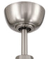 Kelsey 52" 4-blade Indoor Ceiling Fan 1-Light Fan Brushed Polished Nickel