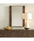 Macario Mid-Century Wood Mirror