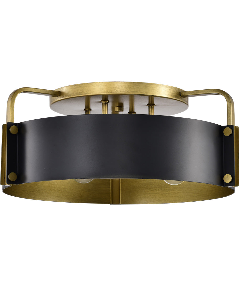 Altos 4-Light Close-to-Ceiling Matte Black