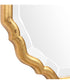 21x31" Wall Mirror Lightly Antiqued Metallic Gold Leaf