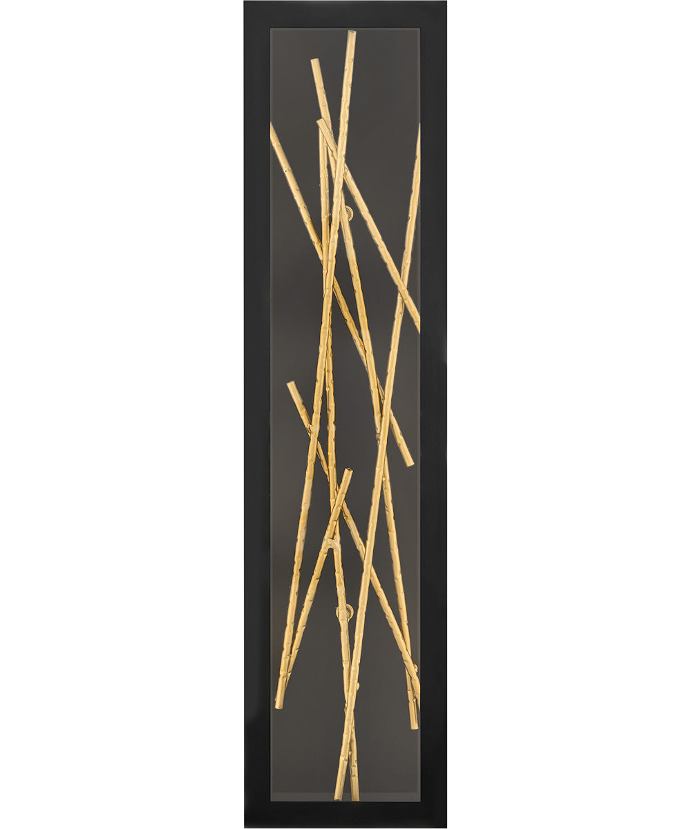 Styx LED-Light Large Wall Mount Lantern in Black