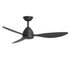 Drifter 52 inch Outdoor Fan w LED Black