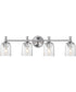 Swirl 4-Light Bath Vanity Satin Nickel